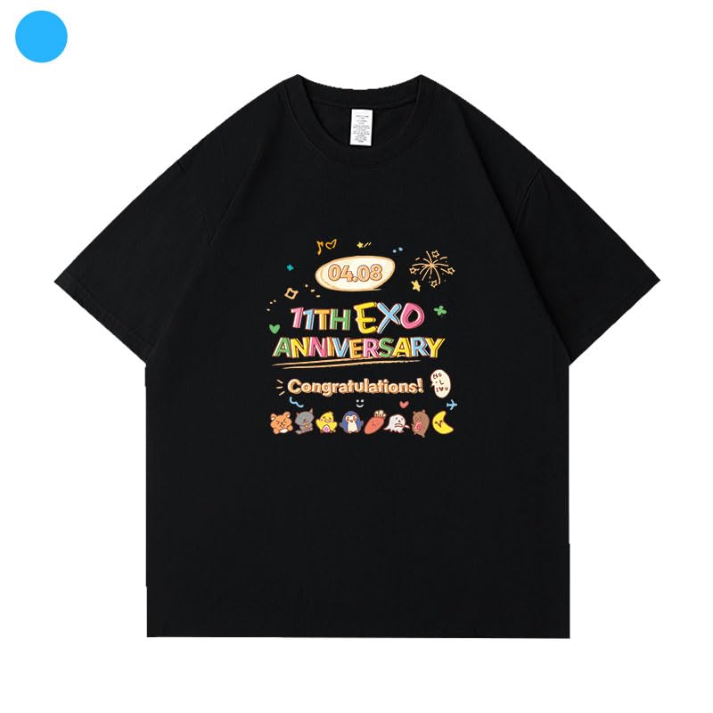 Amazon.co.jp: EXO グッズ Tシャツ 11周年 応援服 EXO 応援グッズ KAI